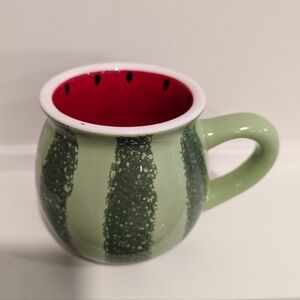Green and Red Watermelon Mug